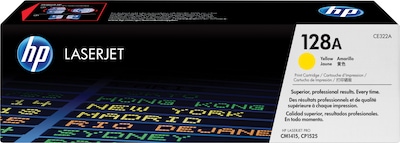 HP 128A Yellow Standard Yield Toner Cartridge   (CE322A)