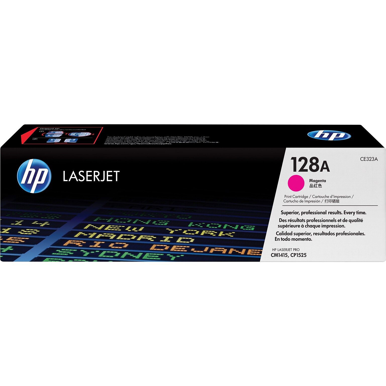 HP 128A Magenta Standard Yield Toner Cartridge (CE323A)