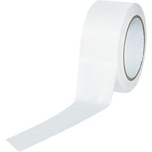 Industrial Vinyl Safety Tape, Solid White, 2 x 36yds., 24/Case