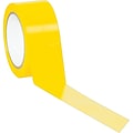 Industrial Vinyl Safety Tape, Solid Yellow, 2 x 36yds., 24/Case (TSTT9236Y)