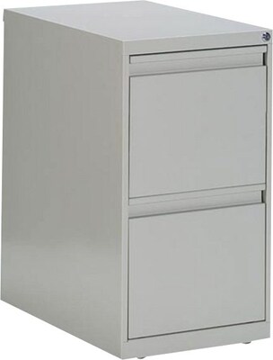 GIS Global G-Series 2-Drawer Freestanding Pedestal File, Letter/Legal, Light Gray, 23D (TDGWP23FFLGR)