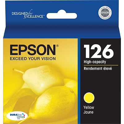 Epson T126 Yellow High Yield Ink Cartridge (T126420)