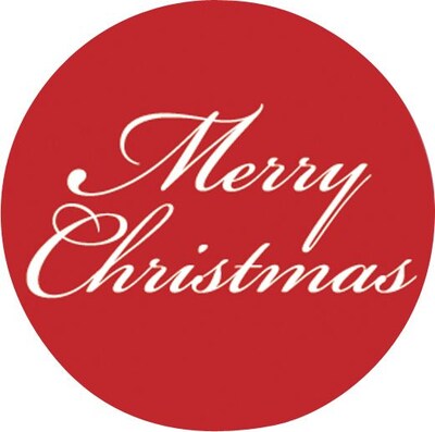 Great Papers! Merry Christmas Seals, 100/Pack (20092204)