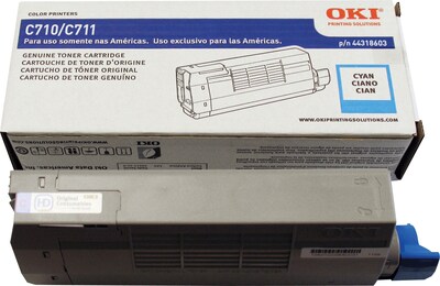 OKI 44318603 Cyan Standard Yield Toner Cartridge