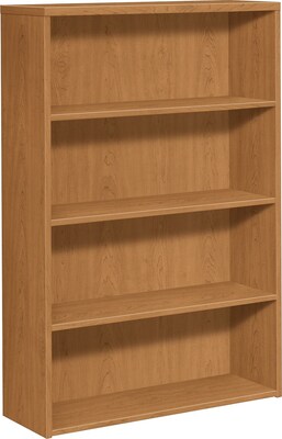 HON® 10500 Series Office Collection in Harvest, 4-Shelf Bookcase