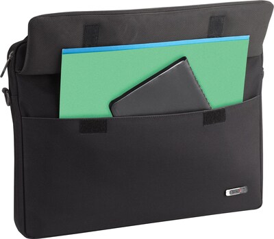 Solo New York Sterling 14.1" Polyester Laptop Bag, Metallic Trim (CLA112-4)