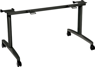 HON® Huddle™ Series Flip-Top Table Base; Charcoal