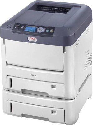Okidata® C711dtn Digital Color Printer