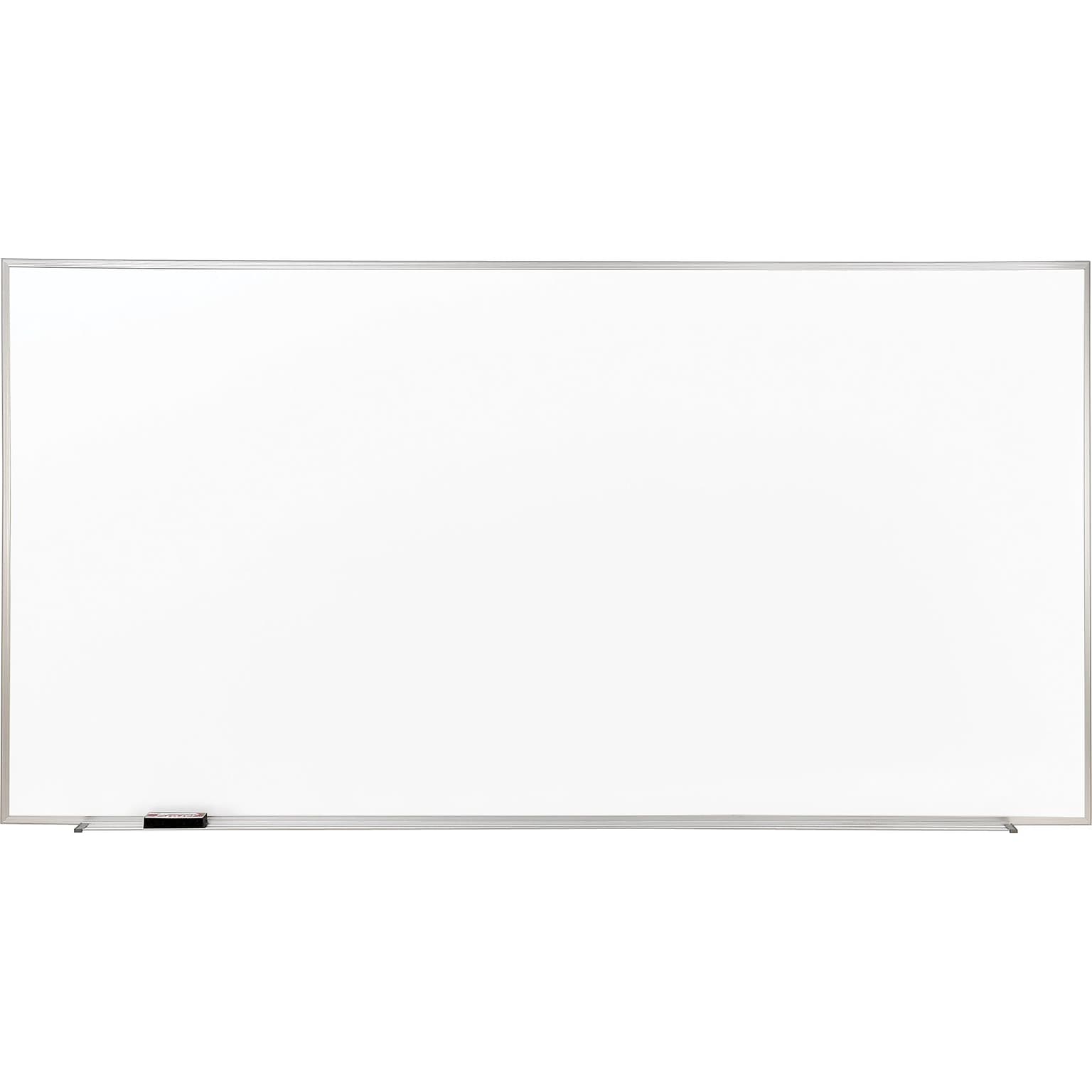 Ghent Non-Magnetic Whiteboard with Aluminum Frame, 4H x 12W (M2-412-4)