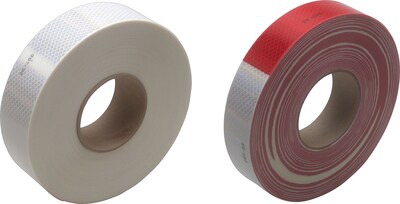 3M #983 Reflective Tape, Red/White, 2 x 150, Each (T967983R)