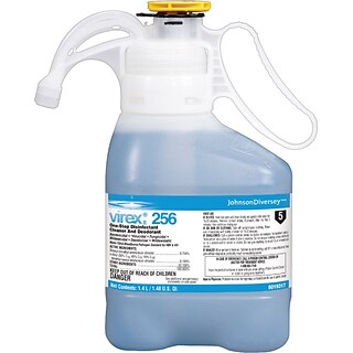 Virex II 256 Disinfectant for Diversey SmartDose, Minty Scent, 47.3oz.