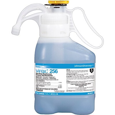 Diversey™ Virex® II 256 Disinfectant Cleaner, SmartDose™, 1.4L, 2 Bottles/Carton