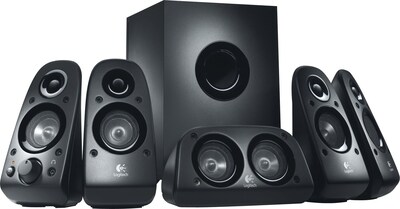 Logitech Z506 75W Surround Sound Speakers for Multiple Devices, Black (980-000430)