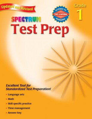 Carson-Dellosa Spectrum Instructional Book, Test Prep, Grade 1