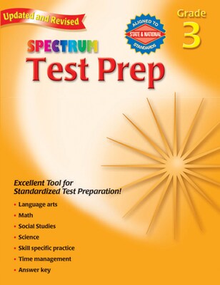 Carson-Dellosa Spectrum Instructional Book, Test Prep, Grade 3
