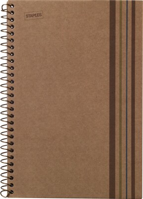 Sustainable Earth Wirebound Notebook, 5 Subject, 8-1/2" x 11"