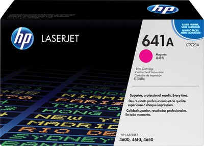 HP 641A Magenta Standard Yield Toner Cartridge (C9723A)