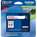 Brother P-touch TZe-232 Laminated Label Maker Tape, 1/2 x 26-2/10, Red On White, 6/Pack (TZe-232CT