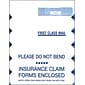 TFP Self Seal Security Tinted Window Envelope, 9" x 12 1/2", White, 100/Pack (1500LR)
