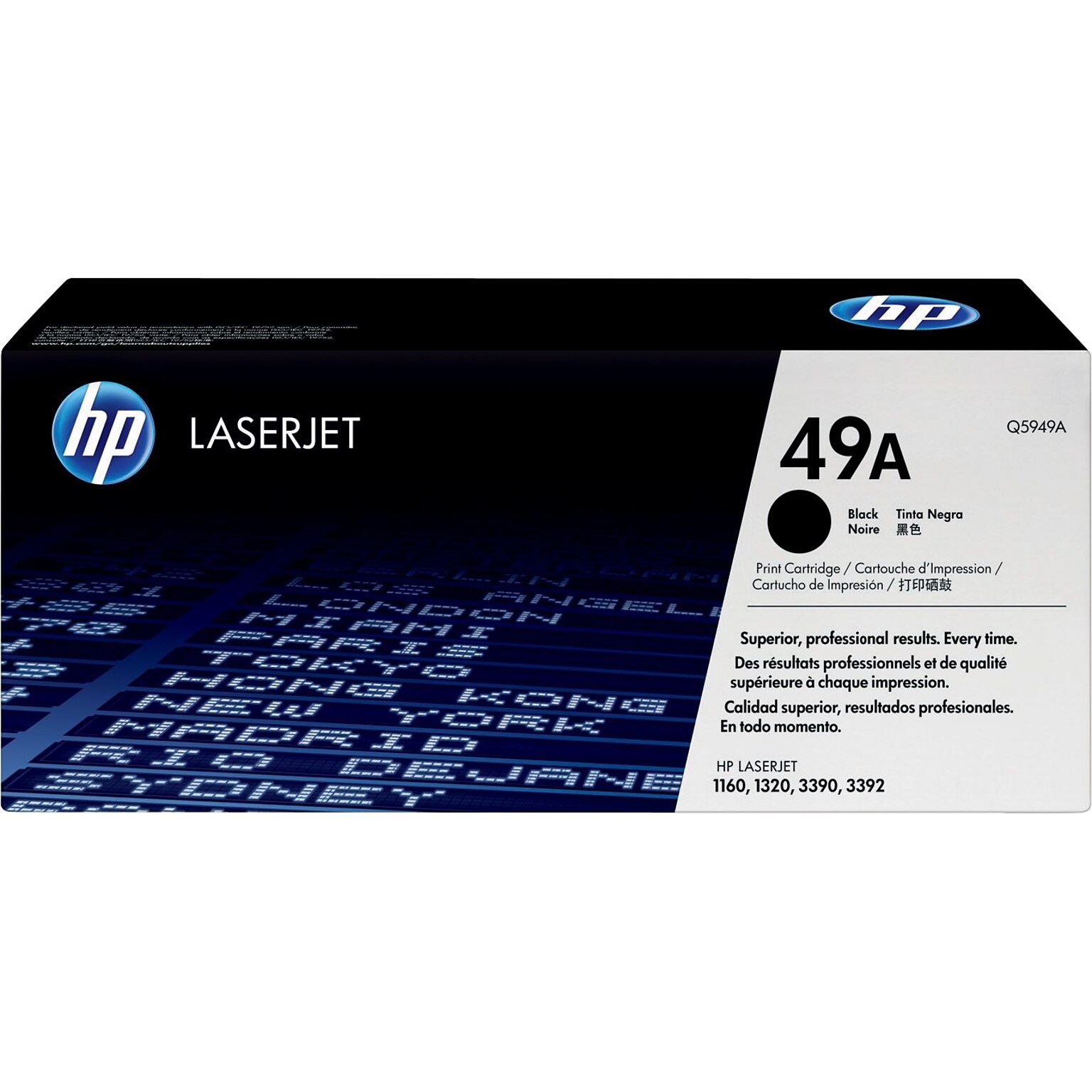 HP 49A Black Standard Yield Toner Cartridge   (Q5949A)