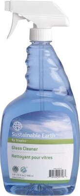 Sustainable Earth Glass Cleaner, Ready To Use, 32 Oz., 12/Ct