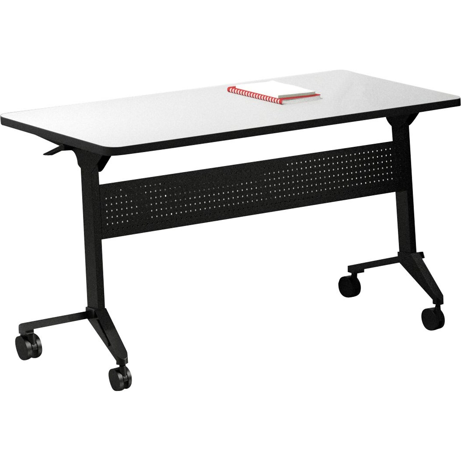 Safco Flip-N-Go Rectangular Training Table, Folkstone, 29H x 60W x 24D