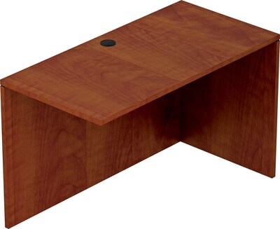 Offices To Go Superior Laminate Desking 48 Reverse Return Shelf for Desks, Dark Cherry (TDSL4824RAD