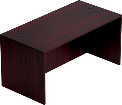 Offices to Go Furniture Collection 60W  Desk Shell, American Mahogany (TDSL6030DSAML)