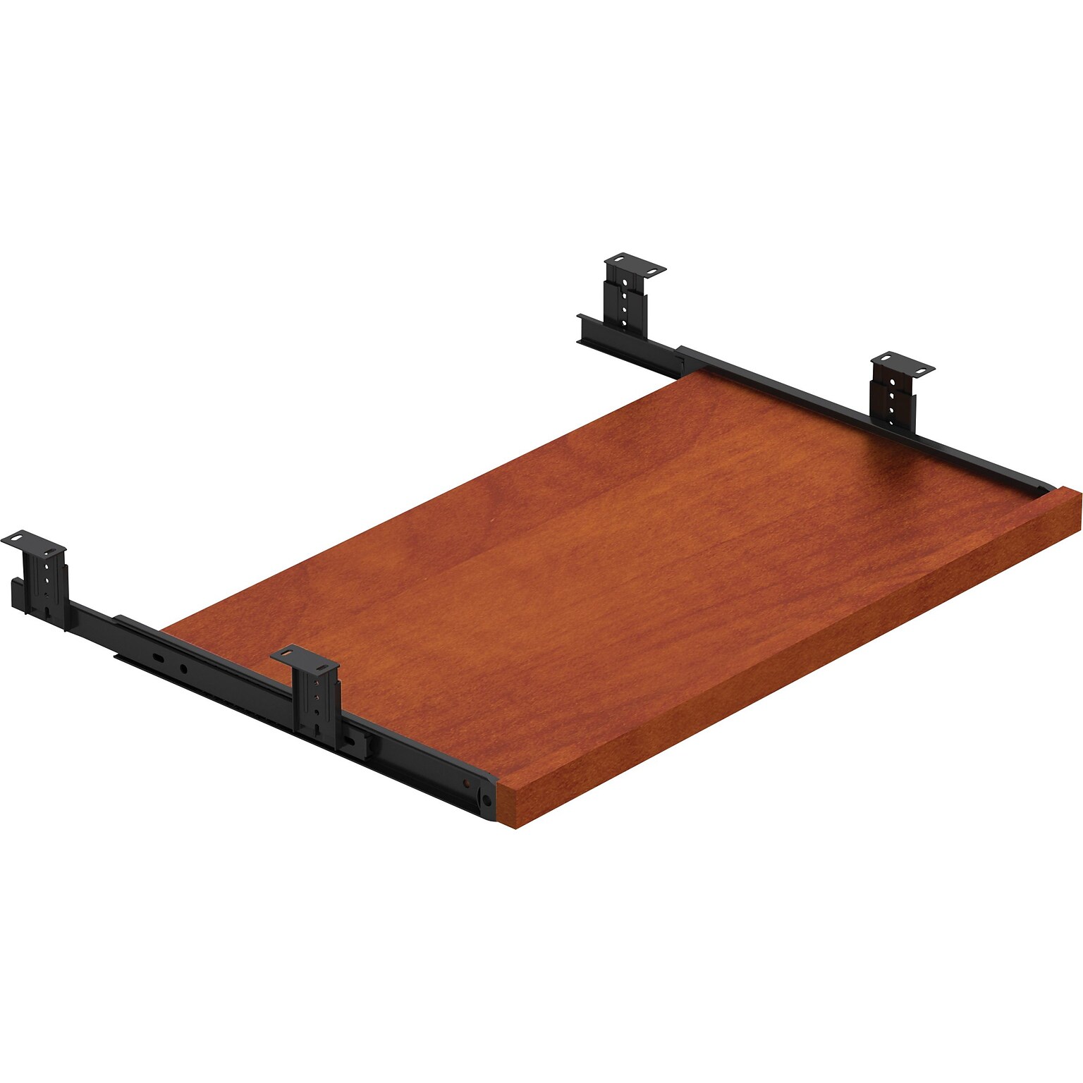 Offices To Go Superior Laminate Desking 22.625W Keyboard Tray, American Dark Cherry (TDSLKBADC)