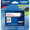 Brother TZE242 Label Maker Tape, 0.7W, Red On White