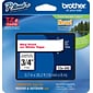 Brother P-touch TZe-242 Laminated Label Maker Tape, 3/4" x 26-2/10', Red On White (TZe-242)