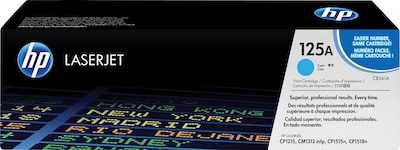 HP 125A Cyan Standard Yield Toner Cartridge (CB541A)