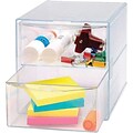 Sparco Removeable Storage Drawer Organizer, Clear