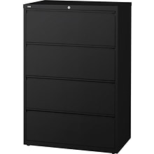 Lorell Lateral Files, Black, 42