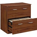 Ameriwood Home Chadwick Lateral File Cabinet, Cherry (9520196)