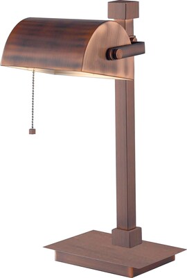 Kenroy Home Welker Desk Lamp, Vintage Copper Finish