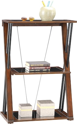 Whalen® Astoria 3-Shelf Bookcase, Brown Cherry