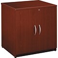 Bush Business Furniture Westfield 30W Storage Cabinet, Mahogany, (WC36796A)