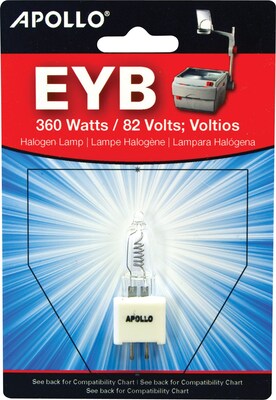 Apollo® 360 Watt Overhead Projector Lamp, 82 Volt, 2-Pin, Ceramic Base