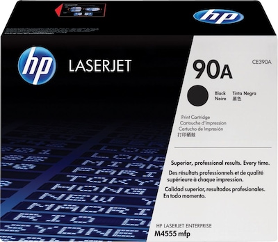 HP 90A Black Standard Yield Toner Cartridge (CE390A)