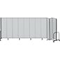 Screenflex® 11-Panel FREEstanding™ Portable Room Dividers, 8'H x 20'5"L, Grey