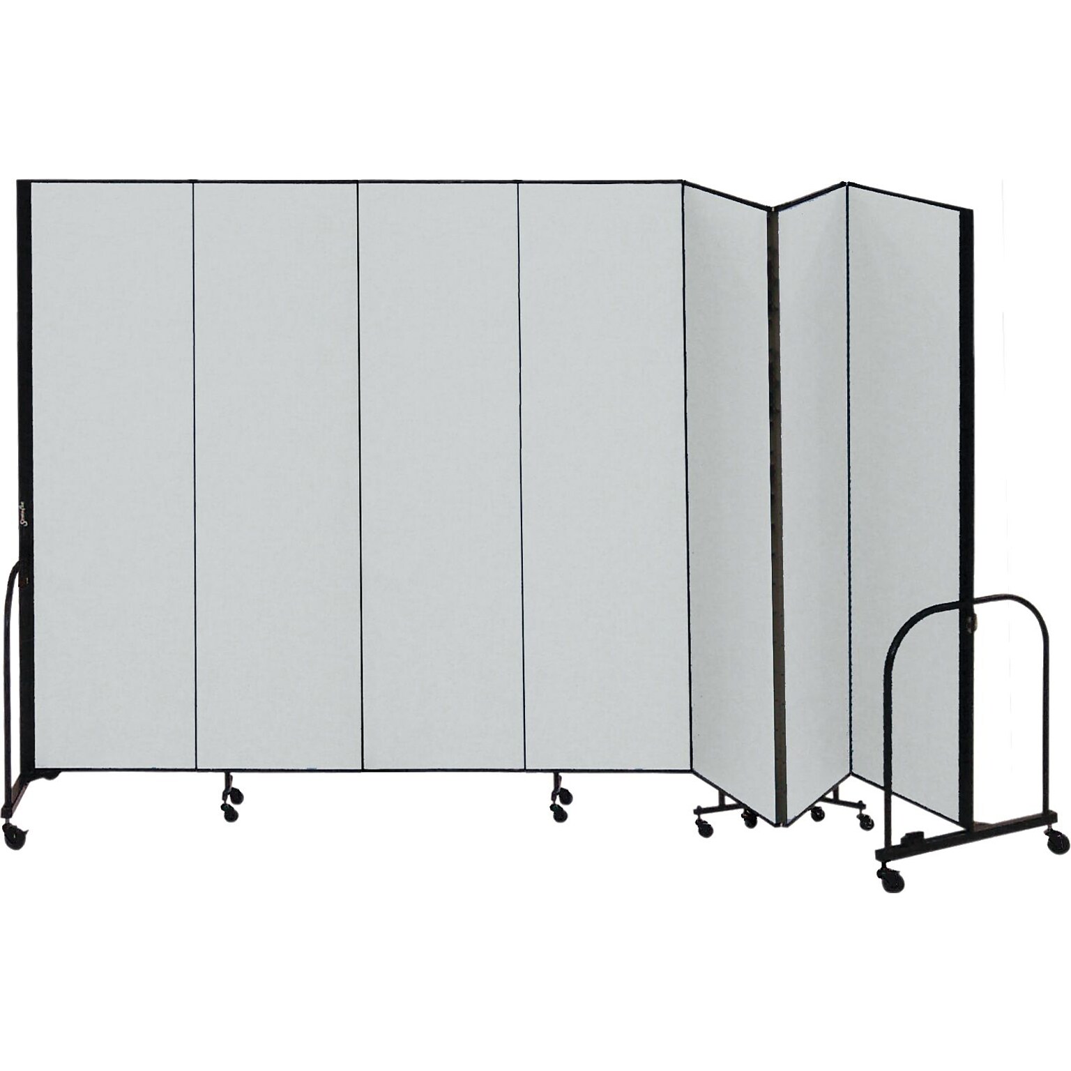 Screenflex® 7Panel FREEstanding™ Portable Room Dividers, 8'H x 13'1"L