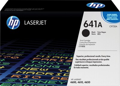 HP 641A Black Standard Yield Toner Cartridge (C9720A)