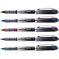 Staples® Strata® Liquid Rollerball Pens, Fine Point, Assorted, 5/Pack