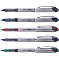 Staples Strata™ Liquid Rollerball Pens, Extra-Fine Point, Assorted, 5/Pack (20734)