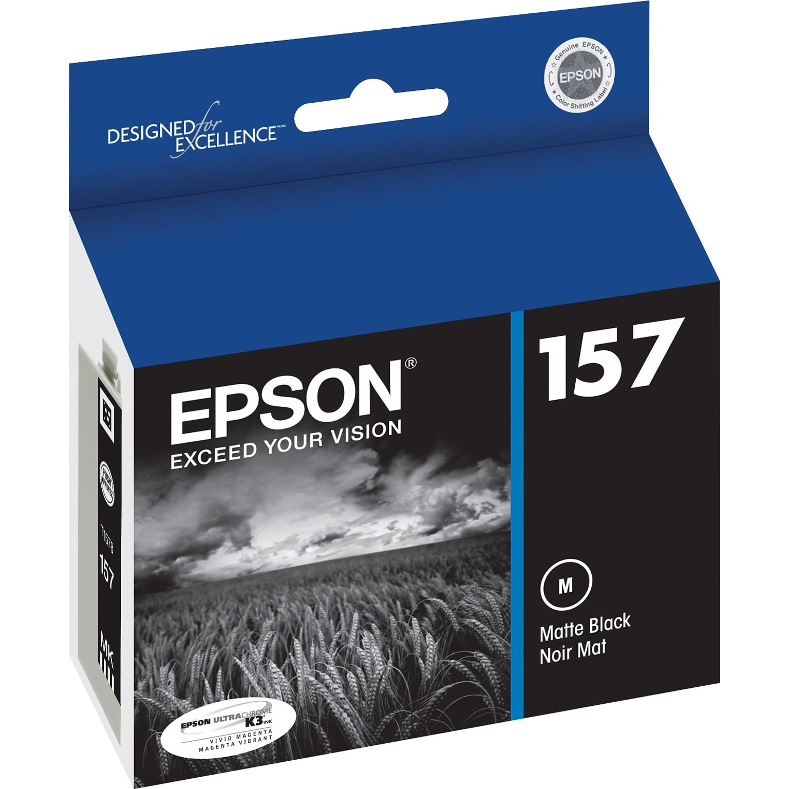 Epson T157 Ultrachrome Black Matte Standard Yield Ink Cartridge (T157820)