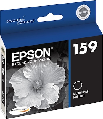 Epson T159 Ultrachrome Black Matte Standard Yield Ink Cartridge