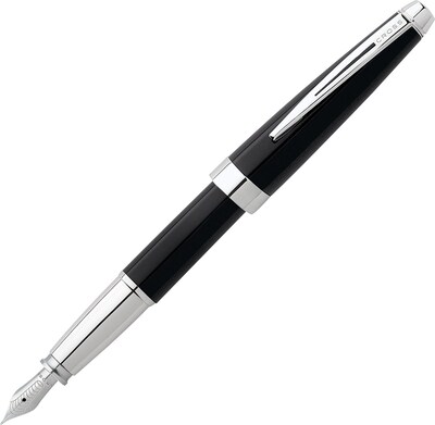 Cross Aventura Fountain Pen Black/Chrome (AT0156S-1MS)