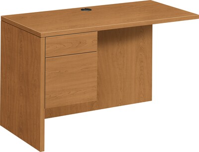 HON 10500 Series Left Return, 48"W, Harvest, 29 1/2"H x 48"W x 24"D