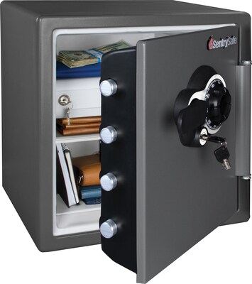 Sentry® Fire-Safe® Combination Safe, 1.23 Cubic Feet